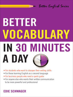 cover image of Better Vocabulary in 30 Minutes a Day